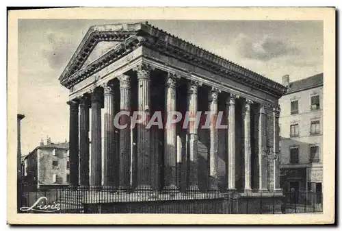 Ansichtskarte AK Vienne Temple d Auguste et de Livie Construit sous l Empereur Claude vers l an