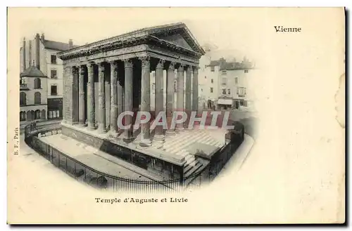 Ansichtskarte AK Vienne Temple d Auguste et Livie