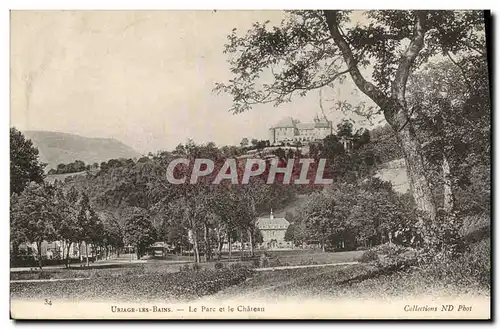 Cartes postales Uriage les Bains Le Parc et le Chateau