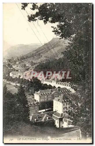 Ansichtskarte AK Le Dauphine Uriage Vue du Chateau