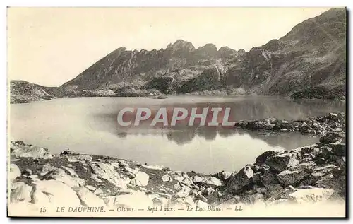 Cartes postales Le Dauphine Oisans Sept Laux Le Lac Blanc