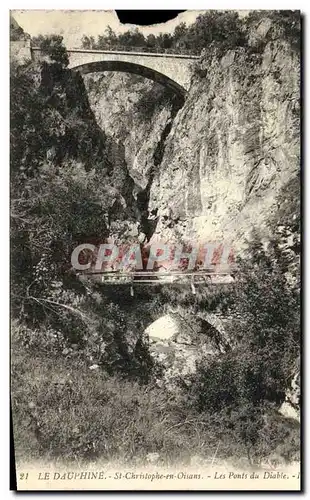 Cartes postales Le Dauphine St Christophe en Oisans Les Ponts du Diable