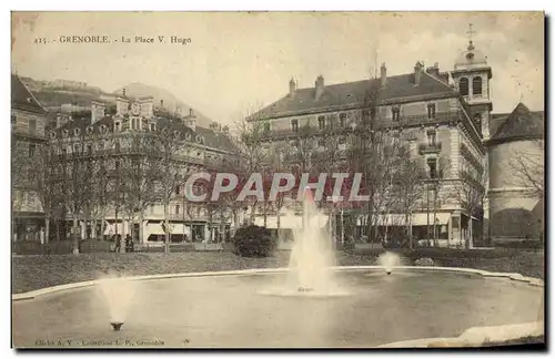 Cartes postales Grenoble La Place Victor Hugo