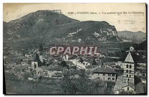 Cartes postales Voreppe Vue generale et le Bec de l Echaillon