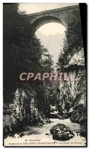 Cartes postales Dauphine Route de la Grande Chartreuse Le Pont St Bruno