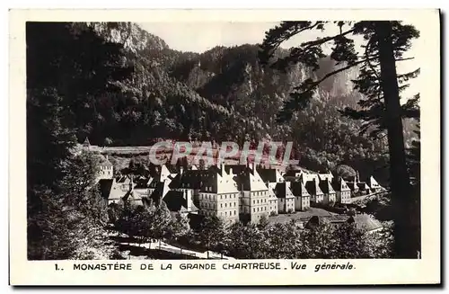 Cartes postales Monastere de la Grande Chartreuse Vue generale