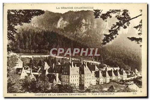 Cartes postales Couvent de la Grande Chartreuse Vue generale