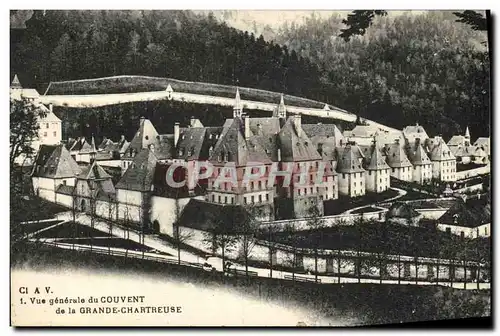 Cartes postales Vue generale du Couvent de la Grande Chartreuse