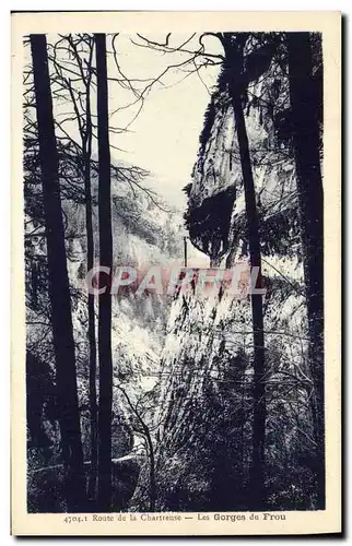 Ansichtskarte AK Route de la Grande Chartreuse Les Gorges du Frou