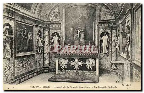 Cartes postales Dauphine Couvent de la Grande Chartreuse La Chapelle St Louis