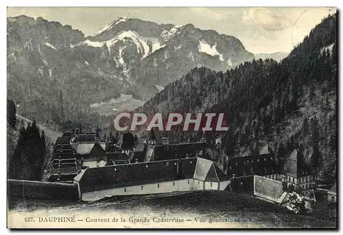 Ansichtskarte AK Dauphine Couvent de la Grande Chartreuse Vue generale