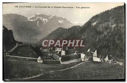 Cartes postales Dauphine Le Couvent de la Grande Chartreuse Vue generale