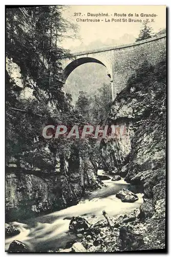 Cartes postales Dauphine Route de la Grande Chartreuse Le Pont St Bruno