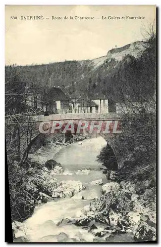 Cartes postales Dauphine Route de la Grande Chartreuse Le Guiers et Fourvoirie