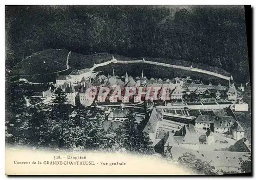 Cartes postales Dauphine Couvent de la Grande Chartreuse Vue generale