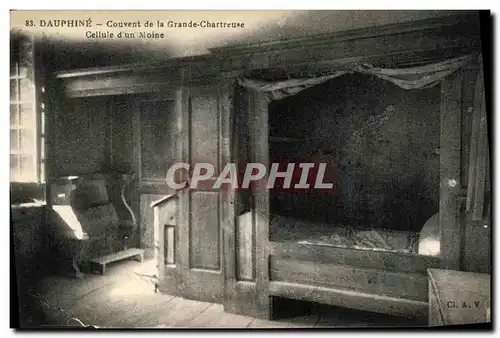 Ansichtskarte AK Dauphine Couvent de la Grande Chartreuse Cellule d un Moine