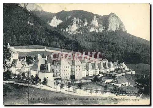 Cartes postales Dauphine Grande Chartreuse Le Couvent de la Grand Som