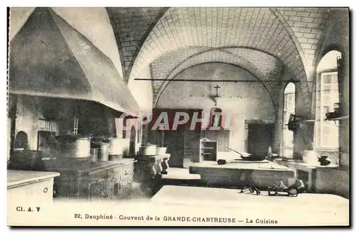 Cartes postales Dauphine Couvent de la Grande Chartreuse La Cuisine