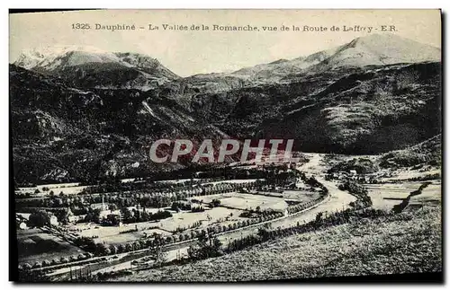 Ansichtskarte AK Dauphine La Vallee de la Romanche vue de la Route de Laffrey