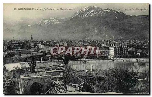 Ansichtskarte AK Grenoble Vue Generale et le Moucherotte