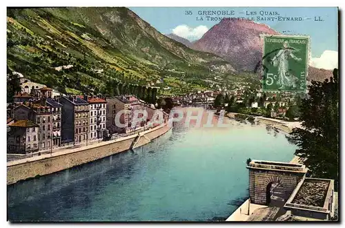 Ansichtskarte AK Grenoble Les Quais La Tronche et le Saint Eynard