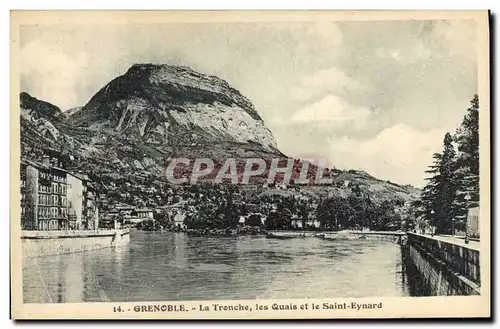 Ansichtskarte AK Grenoble La Tronche Les Quais et le Saint Eynard