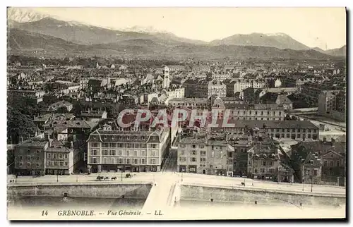 Cartes postales Grenoble Vue Generale