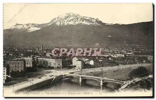 Ansichtskarte AK Grenoble Vue Generale et le Moucherotte