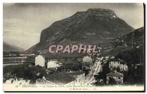 Cartes postales Grenoble Le Casque de Neron Saint Martin le Vinoux et Route de Lyon