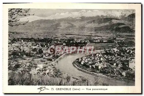 Ansichtskarte AK Grenoble Vue Panoramique