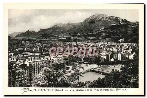 Ansichtskarte AK Grenoble Vue Generale et le Moucherotte