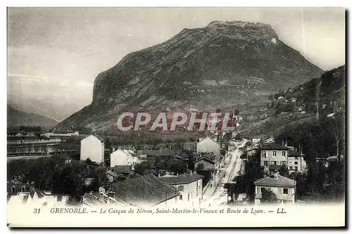 Cartes postales Grenoble Le Casque de Neron Martin le Vinoux et Route de Lyon