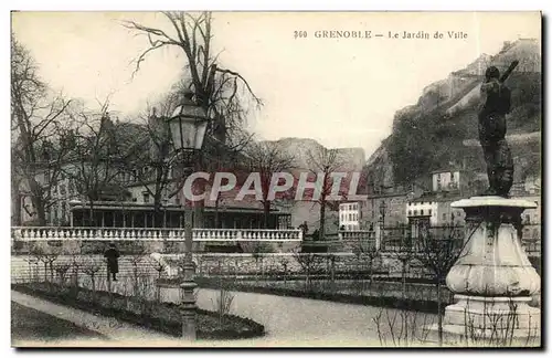 Cartes postales Grenoble Le Jardin de Ville