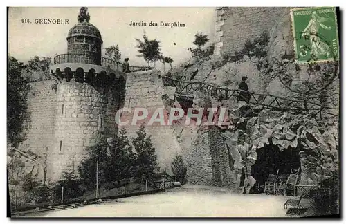 Cartes postales Grenoble Jardin des Dauphins