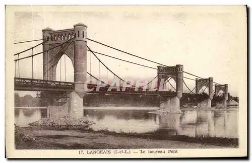 Cartes postales Langeais Le Nouvau Pont