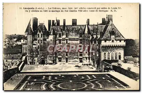 Cartes postales Langeais Le Chateau