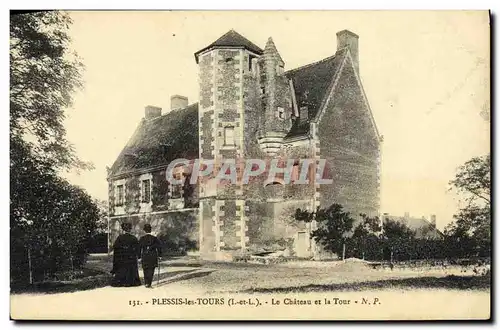 Cartes postales Tours Plessis les Tours Le Chateau et la Tour