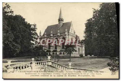 Cartes postales Champigny sur Veude Sainte Chapelle