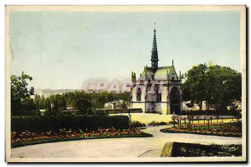 Cartes postales Amboise Le Chateau La chapelle St Hubert et la vallee de la Loire