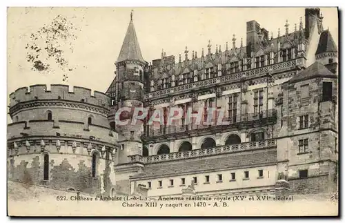 Cartes postales Amboise Le chateau