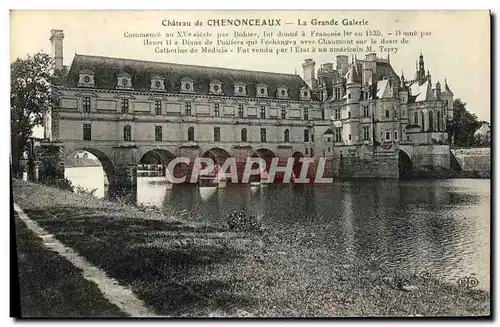 Ansichtskarte AK Chenonceaux La Grande Galerie