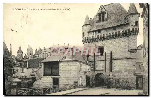 Cartes postales Loches Porte Des Cordeliers