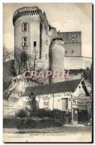 Cartes postales Loches La Tour Louis XI