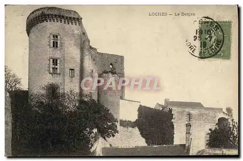 Cartes postales Loches Le Donjon