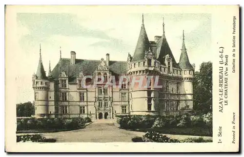 Cartes postales Azay le Rideau Le Chateau