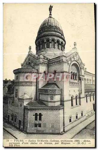 Cartes postales Tours Eglise St Martin