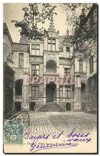 Cartes postales Tours Hotel Gouin Rue du Commerce