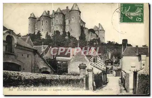 Cartes postales Environs de Tours Luynes Le chateau