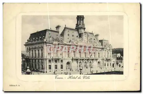 Cartes postales Tours Hotel de ville