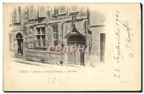 Cartes postales Tours Maison de Tristan l Ermite